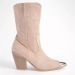 Metal Toe Tab Western Cowboy Boot